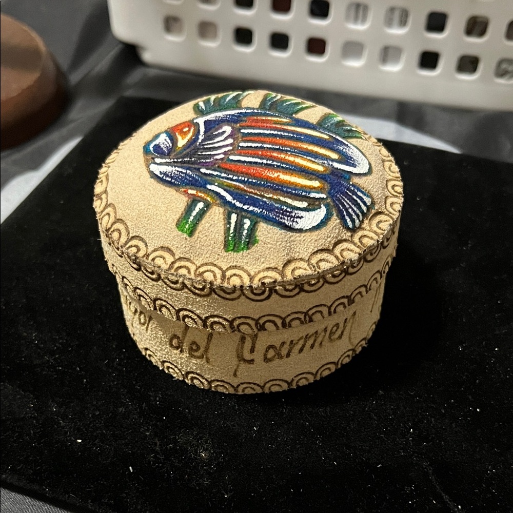 Handcrafted Fish Design Trinket Box